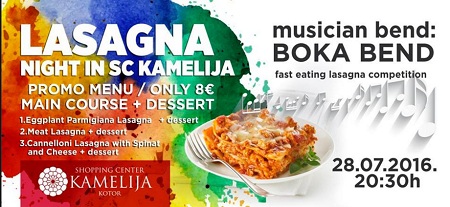 lazanje vece u kameliji 16